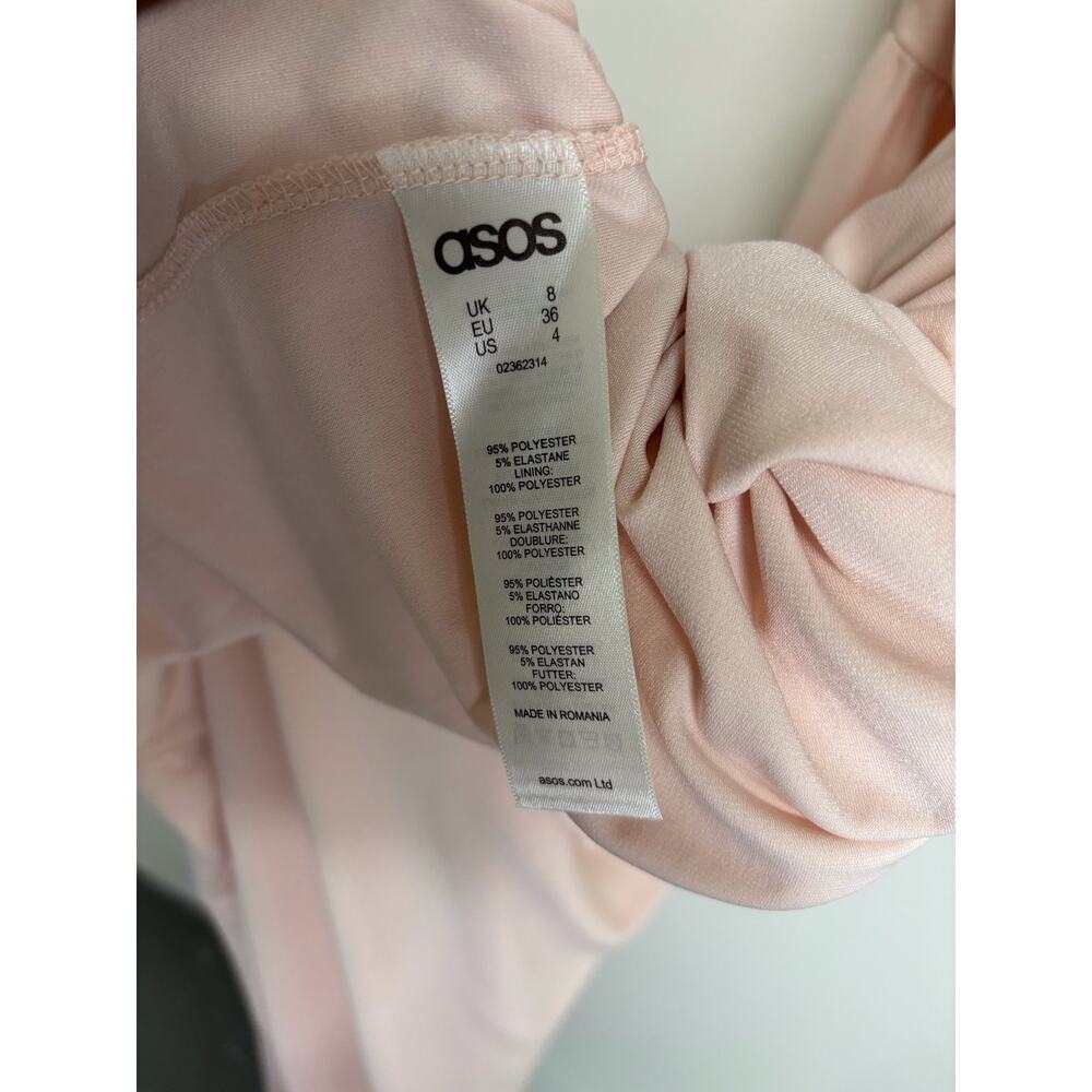 ASOS Pink Maxi Dress Womens Size 4 - Picture 5 of 8